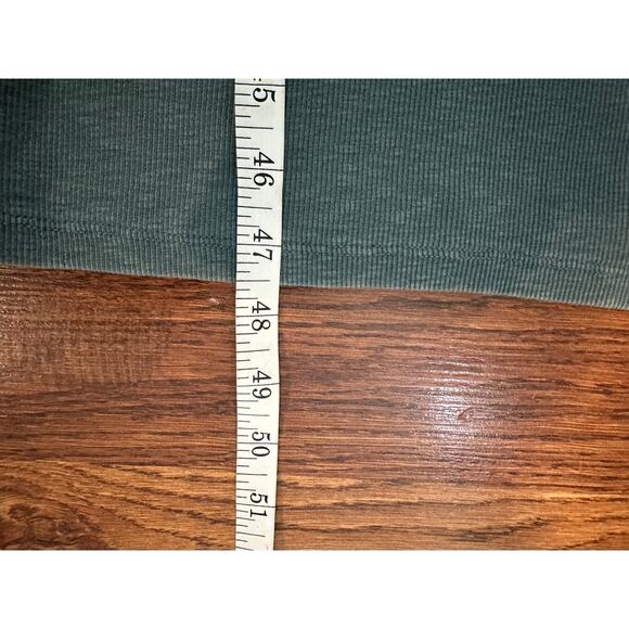 Universal Thread Women's Green Ribbed Henley Tank Dress XL Minimalist Style - Picture 7 of 7